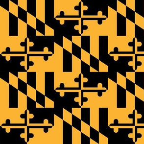 Maryland Flag Black and Gold