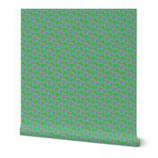 Watermelons Watermelon Fruits on Dark Green Tiny Small 0,75 inch