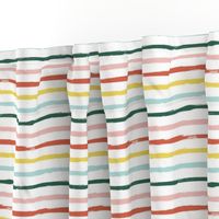 Painted Stripes - Multicolor Distressed Lines