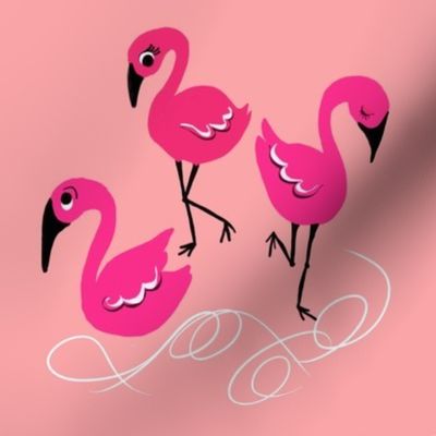Hello Pink Flamingos