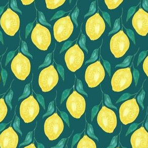 Fresh Picked Green|Lemons Leaves|Renee Davis