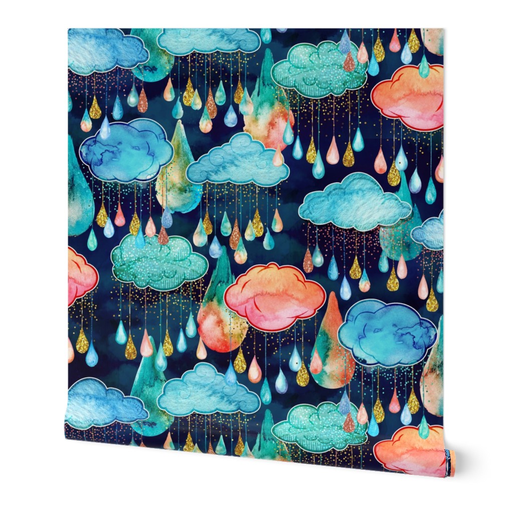 Glitter Rain Clouds