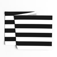 Black and White Vertical Cabana Tent 2" Stripes