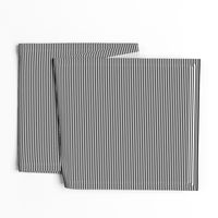 Black and White Horizontal 1/8 inch Thin Pencil Stripe