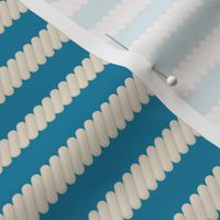 Nautical: Rope stripes-light blue