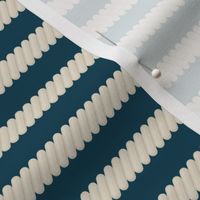Nautical: Rope stripes-dark blue
