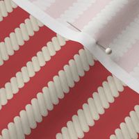 Nautical: Rope stripes-red