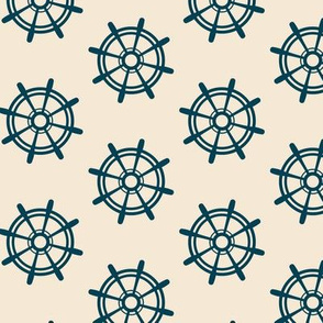 Nautical: Ships wheel-light