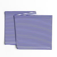 Blue and White ¼ inch Sailor Vertical Stripes