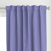 Blue and White ¼ inch Sailor Vertical Stripes