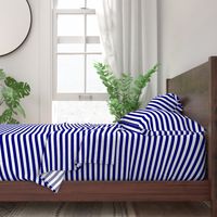 Blue and White ¾ inch Deck Chair Horizontal Stripes