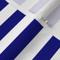 Blue and White ¾ inch Deck Chair Horizontal Stripes