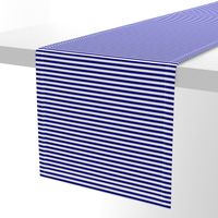 Blue and White ¼ inch Sailor Horizontal Stripes