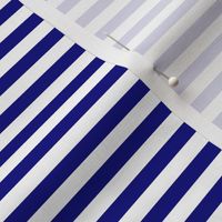 Blue and White ¼ inch Sailor Horizontal Stripes