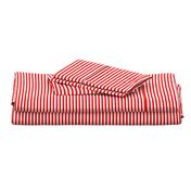 Red and White ¼ inch Sailor Horizontal Stripes