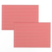 Red and White Thin 1/8 inch Horizontal Pencil Stripes