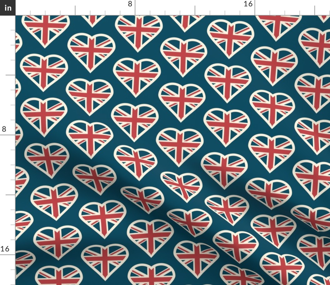 Union jack heart