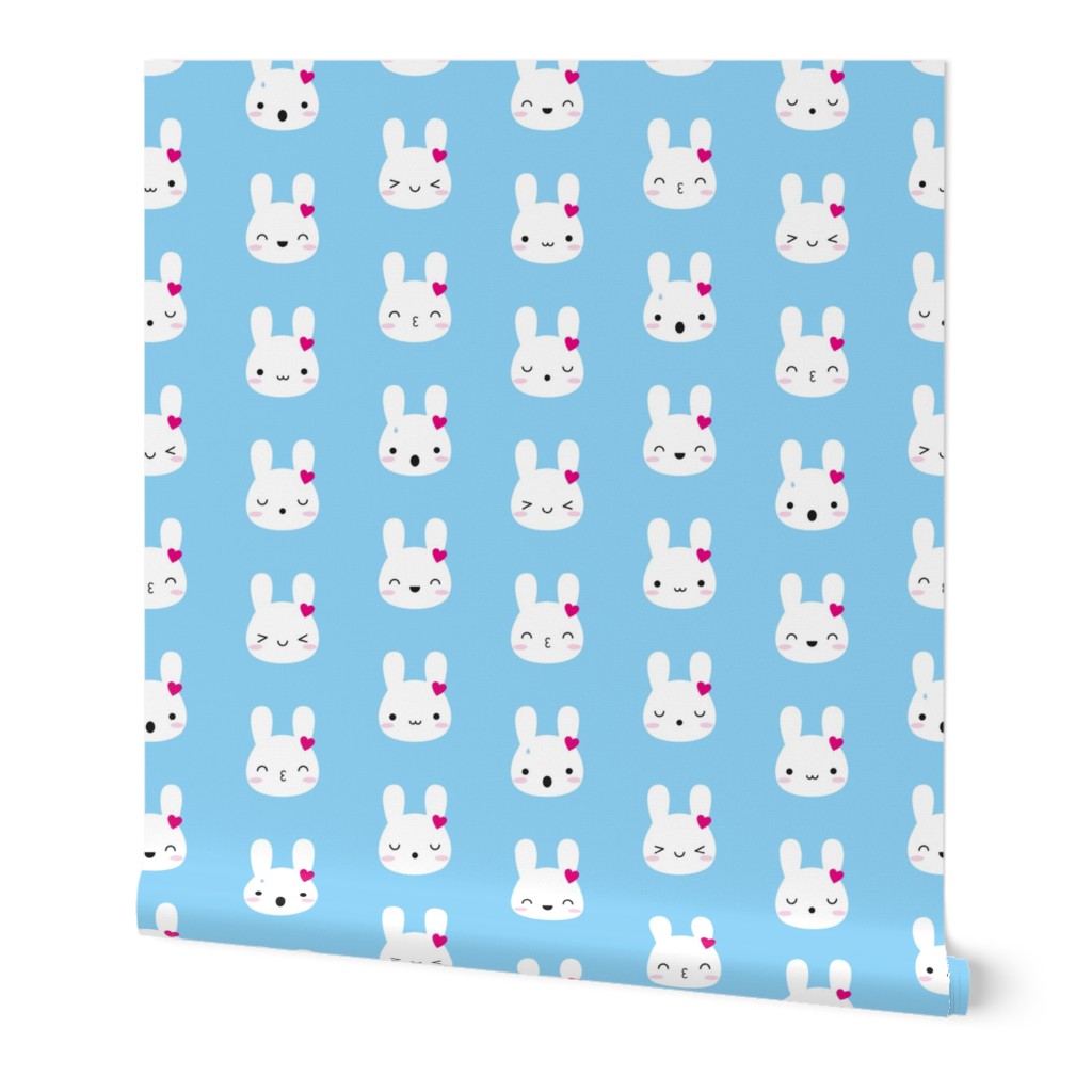 Kawaii Bunny Emotions (Blue)