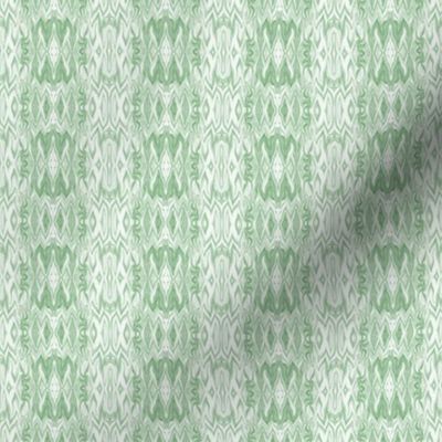 DGD6 - Small -Rococo  Digital Dalliance Lace, with Hidden Gargoyles,  in Pastel Green