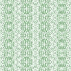 DGD6 - Small -Rococo  Digital Dalliance Lace, with Hidden Gargoyles,  in Pastel Green