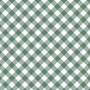 sage gingham