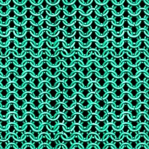 Chainmail Cyan 5/8" link size 15.87mm