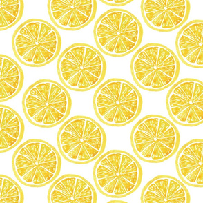 Just Add Salt-Jumbo|Lemon Slices White|Renee Davis