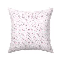 8" Modern Boho Polka Dots - Bright Pink