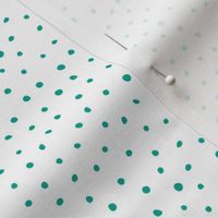 8" Modern Boho Polka Dots - Teal