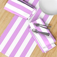 Blush Pink and White Wide 2-inch Cabana Tent Vertical Stripes