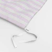 Blush Pink and White ½ inch Picnic Vertical Stripes