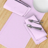 Blush Pink and White ¼ inch Sailor Vertical Stripes