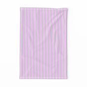 Blush Pink and White ¼ inch Sailor Vertical Stripes