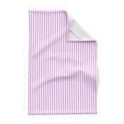 Blush Pink and White ¼ inch Sailor Vertical Stripes