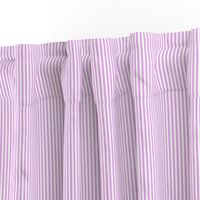 Blush Pink and White 1/8-inch Thin Pencil Vertical Stripes