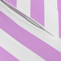 Blush Pink and White Wide 2-inch Cabana Tent Horizontal Stripes