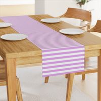 Blush Pink and White ¾ inch Deck Chair Horizontal Stripes