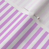 Blush Pink and White ¼ inch Sailor Horizontal Stripes