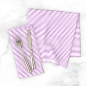 Blush Pink and White 1/8-inch Thin Pencil Horizontal Stripes