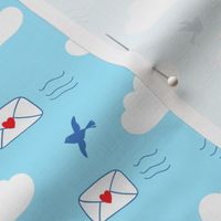 Love Letters in blue