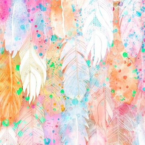 Pastel Princess Feathers