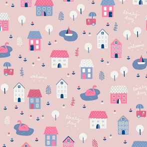 Tiny Houses Pink BIG