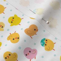 Baby Chicks Polka Dots
