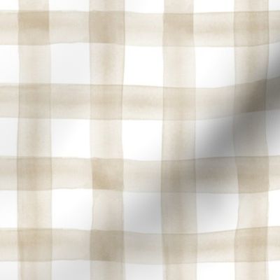 watercolor plaid || Khaki C19BS