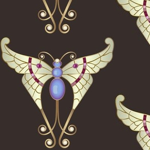 Bejeweled Butterfly: Espresso