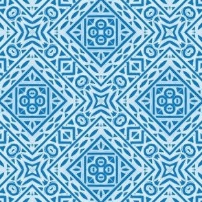 Light Blue Batik