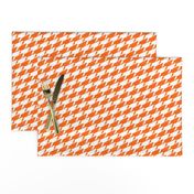 Baby Sharkstooth Sharks Pattern Repeat in White and Orange