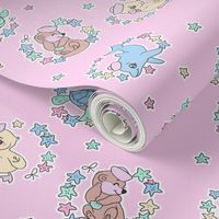 Pastel Sailor Animals Ditzy size