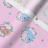 Pastel Sailor Animals Ditzy size