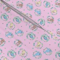 Pastel Sailor Animals Ditzy size